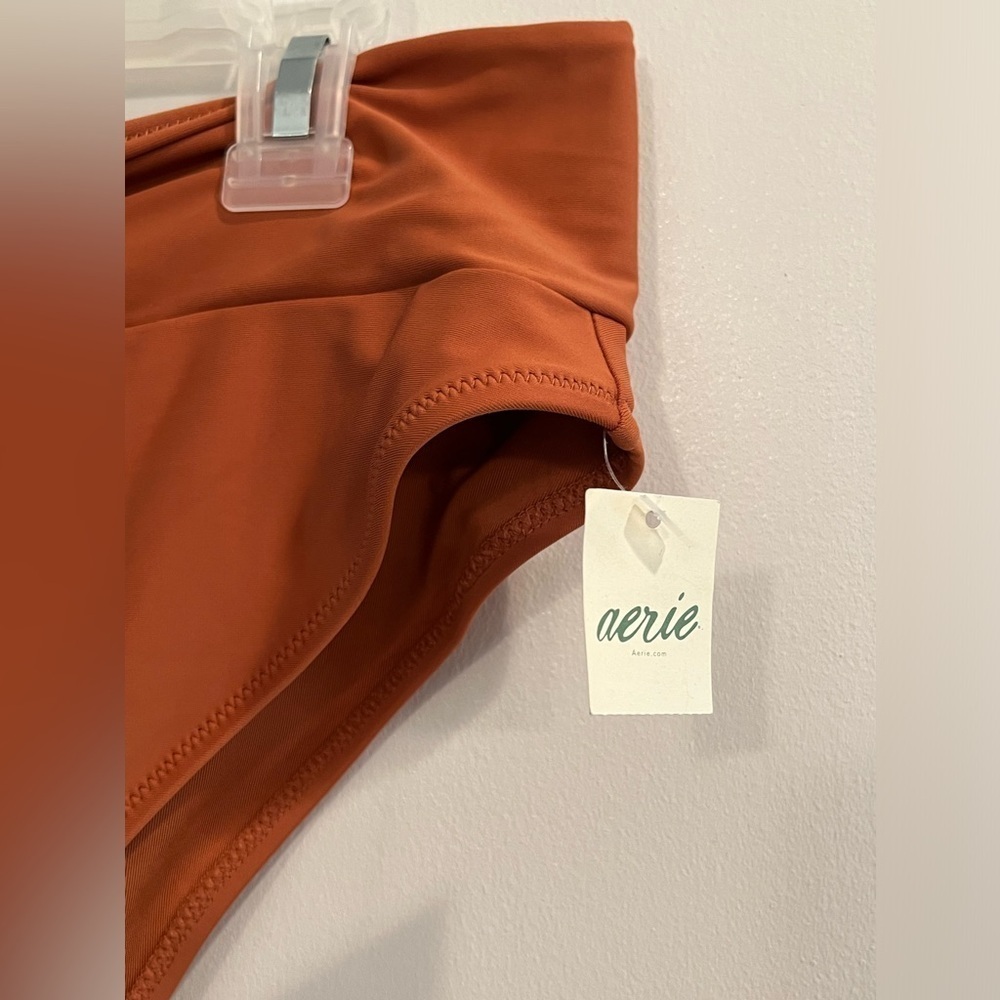 Aerie Twist High Cut Cheeky Bikini Bottom XXL - Picture 2 of 7